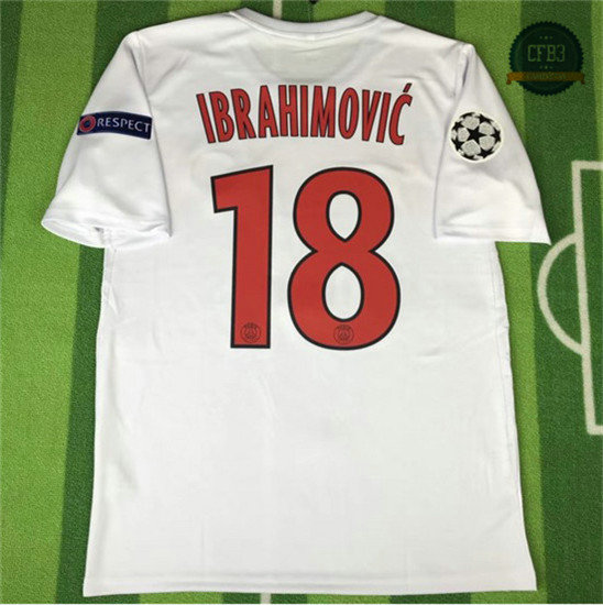 Camiseta 2012-13 PSG Champions League (18 Ibrahimović)