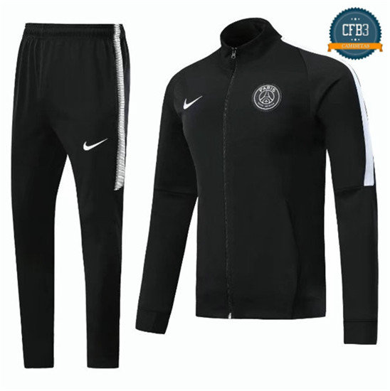 Chaqueta Chándal PSG Negro 2017