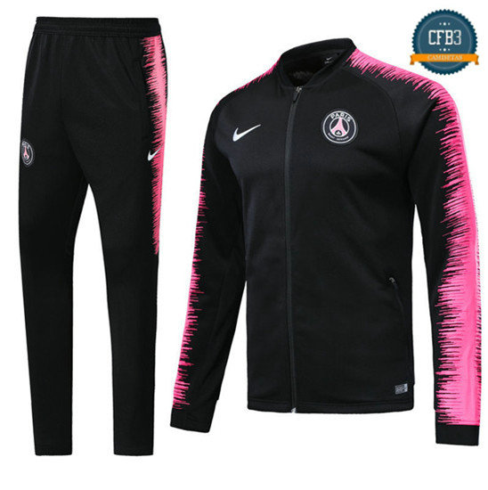 Chaqueta Chándal PSG Negro 2018 Strike Drill