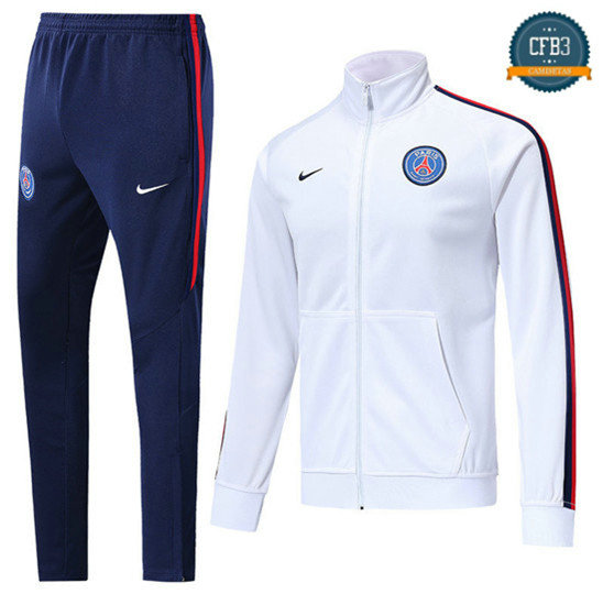 Chaqueta Chándal PSG Blanco 2018