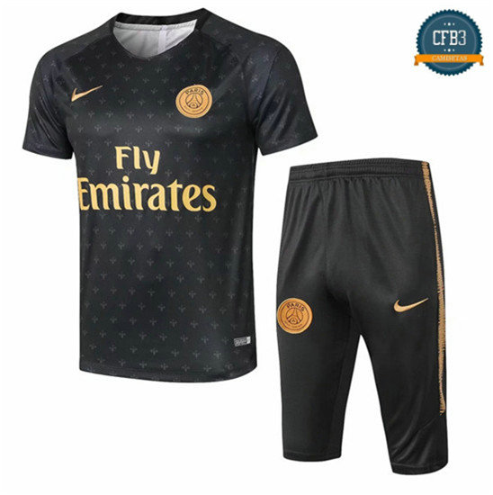 Camiseta PSG Entrenamiento Negro/Or 2018/2019