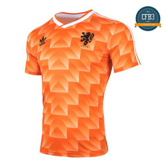 Camiseta 1988 Países Bajos 1ª Equipación