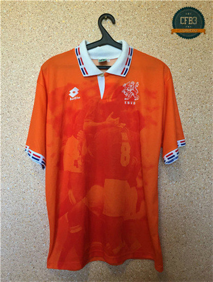 Camiseta 1996 Copa de Europa Países Bajos 1ª Equipación