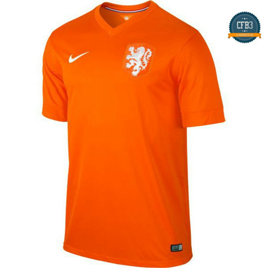 Camiseta 2014 Países Bajos 1ª Equipación