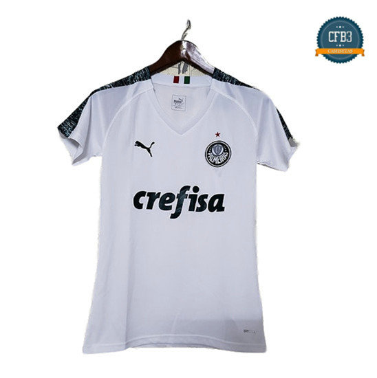 Camiseta Palmeiras Mujer 2ª Equipación Blanco 2019/2020