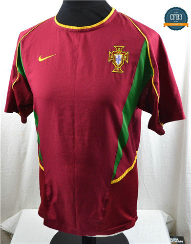 Camiseta 2002 Copa del Mundo Portugal 1ª Equipación