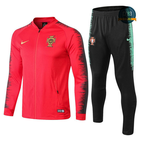 Chaqueta Chándal Portugal Rojo 2018