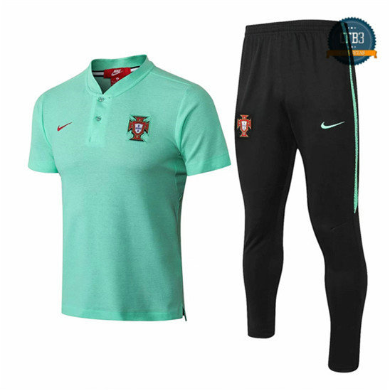 Camiseta Portugal POLO Entrenamiento Verde 2018-2019