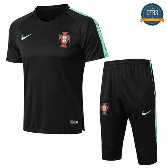 Camiseta Portugal Entrenamiento Negro 2018-2019