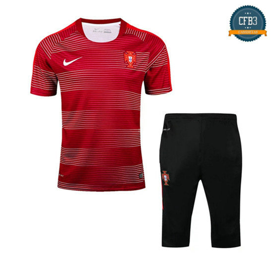 Camiseta Portugal Entrenamiento Rojo 2018-2019