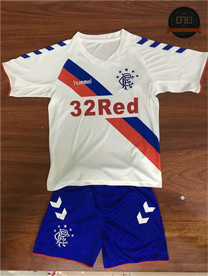 Camiseta Rangers 1ª Equipación Niños Blanco 2018