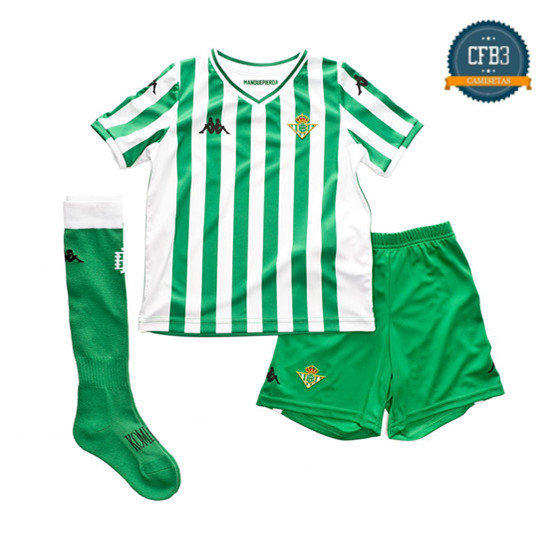 Camiseta Real Betis 1ª Equipación Niños Verde/Blanco 2018