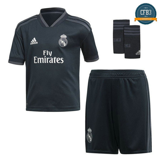 Camiseta Real Madrid 2ª Equipación Junior Azul Profundo 2018