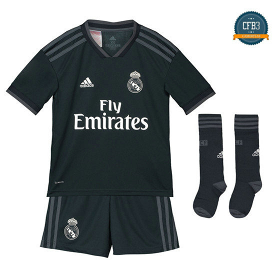 Camiseta Real Madrid 2ª Equipación Niños Azul Profundo 2018