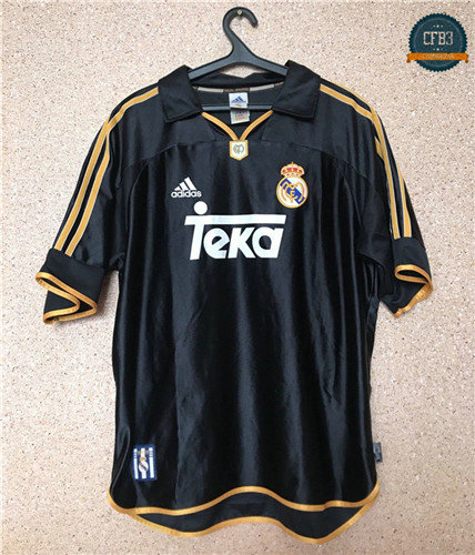 Camiseta 1999-00 Real Madrid Negro