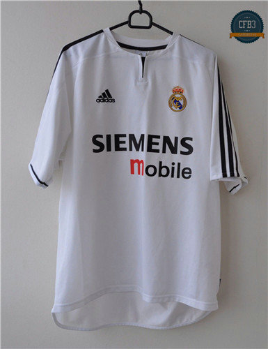 Camiseta 2003-04 UCL final Real Madrid 1ª Equipación