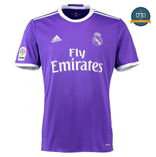 Camiseta 2016-17 Real Madrid 2ª Equipación