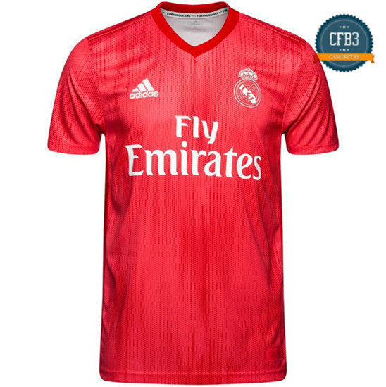 Camiseta Real Madrid 3ª Equipación Rojo 2018