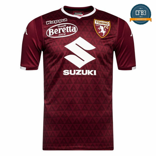 Camiseta Turin 1ª Equipación Rojo kappa 2018