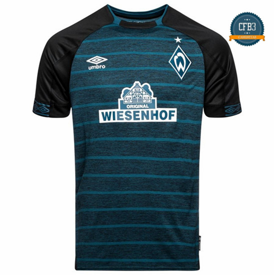 Camiseta Werder Bremen 2ª Equipación Negro/Azul Profundo 2018