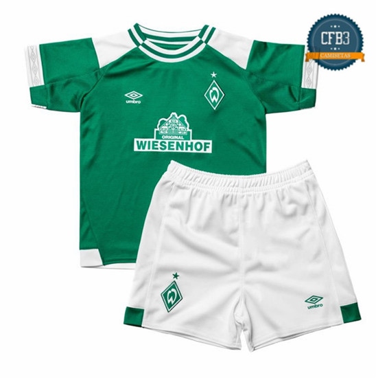 Camiseta Werder Bremen 1ª Equipación Niños Azul 2018