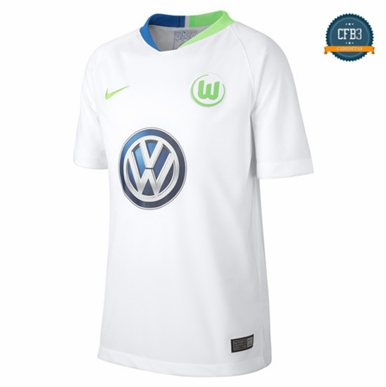 Camiseta VfL Wolfsburg stadium 2ª Equipación Blanco 2018