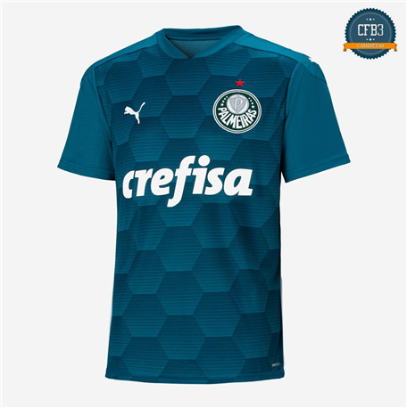 Tailandia Cfb3 Camiseta Palmeiras 2ª Equipación Portero Verde 2020/2021 Replicas