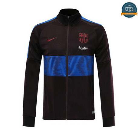 Cfb3 D118 Chaquetas Barcelona Negro/Azul 2019/2020