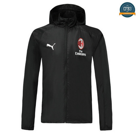 Cfb3 D137 Rompevientos Sombrero AC Milan Negro 2019/2020