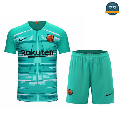 Cfb3 D151 Portero Barcelona + Pantalones Verde 2019/2020