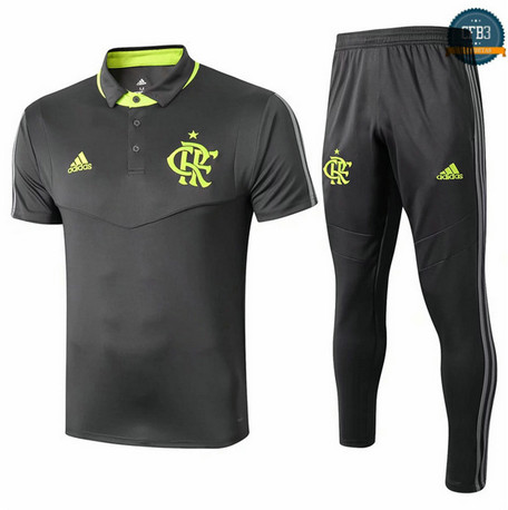 Cfb3 D163 Entrenamiento Flamengo POLO + Pantalones Negro 2019/2020