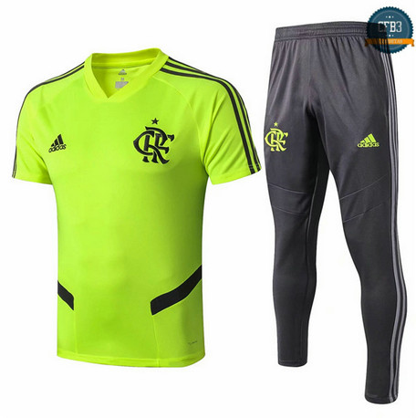 Cfb3 D165 Entrenamiento Flamengo + Pantalones Verde/Negro 2019/2020