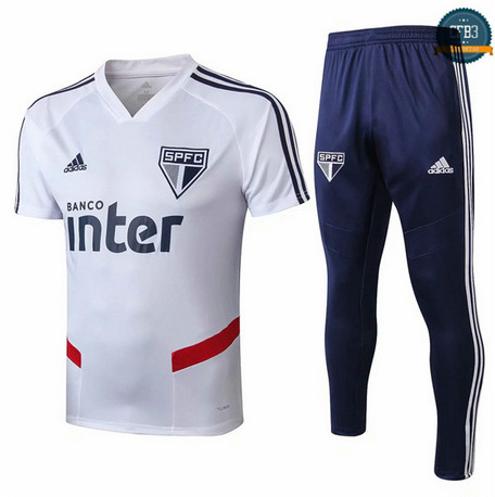 Cfb3 D179 Sao Paulo + Pantalones Veste Blanco/Azul 2019/2020