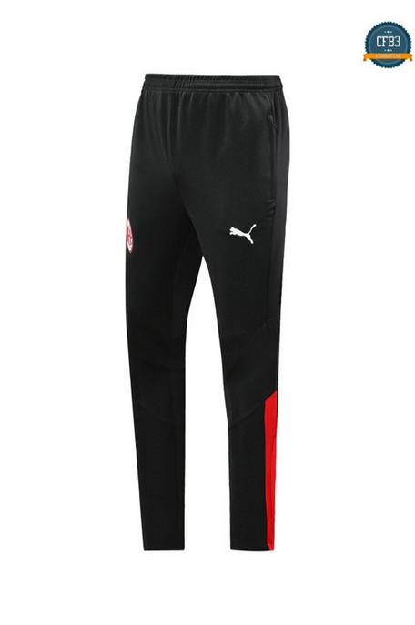 Cfb3 D200 Pantalones AC Milan Negro/Rojo 2019/2020