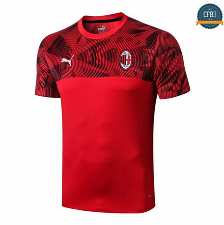 Cfb3 D229 Camiseta AC Milan Pre-Match Rojo 2019/2020