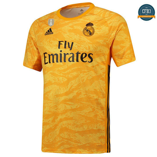 cfb3 Camisetas de Portero Real Madrid 1ª Equipación Amarillo 2019/2020