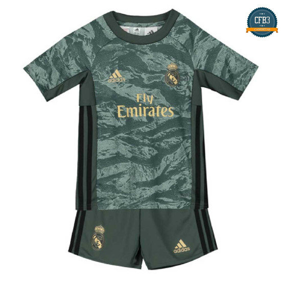 cfb3 Camisetas de Portero Niños Real Madrid 2ª Equipación 2019/20