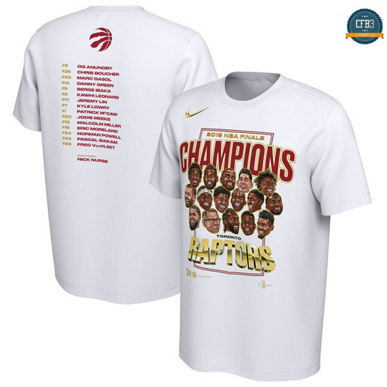 cfb3 Camisetas Toronto Raptors - 2019 NBA Champions