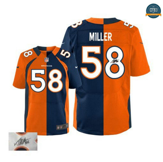 cfb3 camisetas Von Miller, Denver Broncos Team/ Alternate