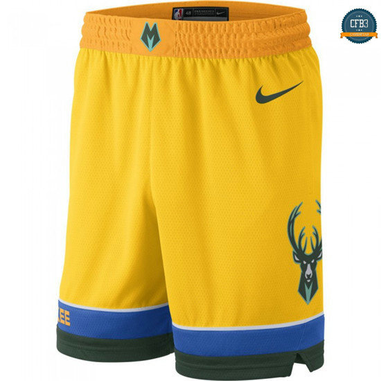 cfb3 camisetas Pantalones Milwaukee Bucks - City Edition