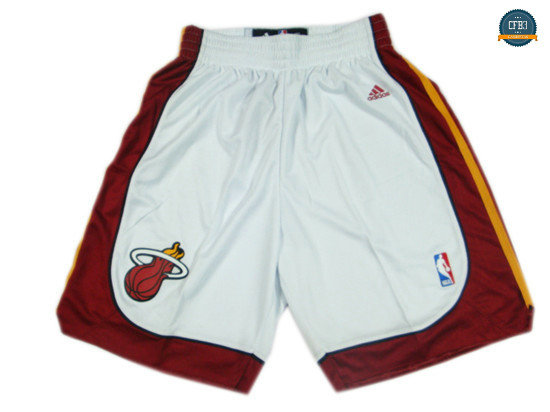 cfb3 camisetas Pantalones Miami Heat [Blanco]