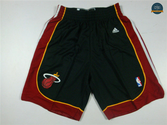cfb3 camisetas Pantalones Miami Heat [Negro]