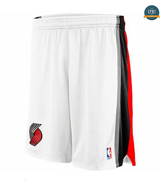 cfb3 camisetas Pantalones Portland Trailblazers [Blanco]