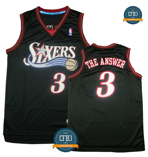 cfb3 camisetas Allen Iverson 'The Answer', Philadelphia 76ers