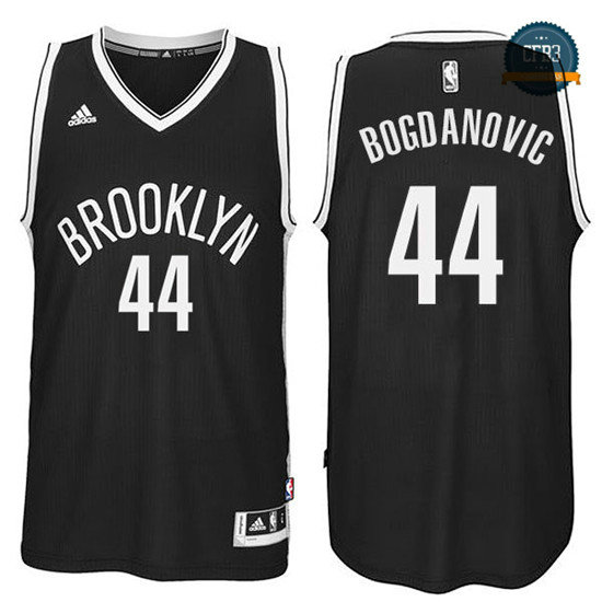 cfb3 camisetas Bojan Bogdanovic, Brooklyn Nets - Negro