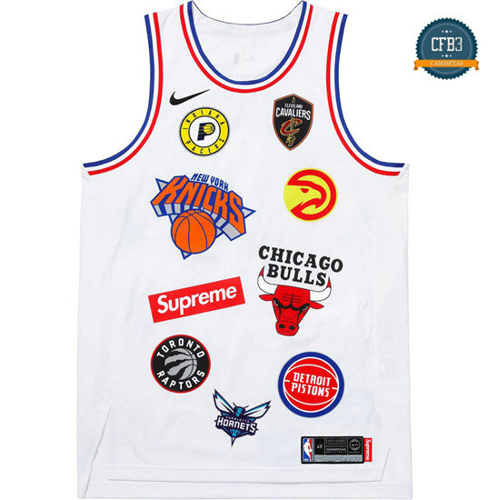 cfb3 camisetas Camiseta Supreme x Nike x NBA