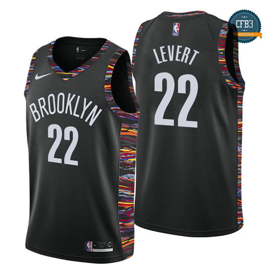 cfb3 camisetas Caris LeVert, Brooklyn Nets 2018/19 - City Edition