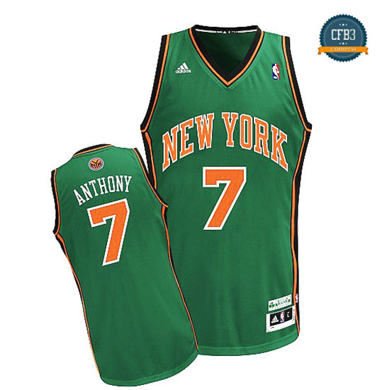 cfb3 camisetas Carmelo Anthony, New York Knicks [San Patricio]