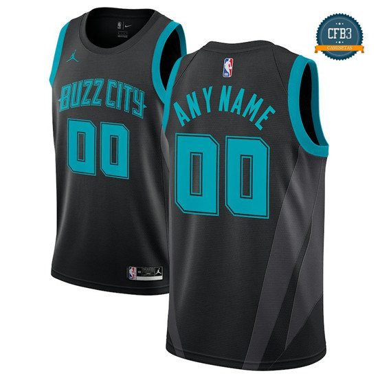 cfb3 camisetas Custom, Charlotte Hornets 2018/19 - City Edition