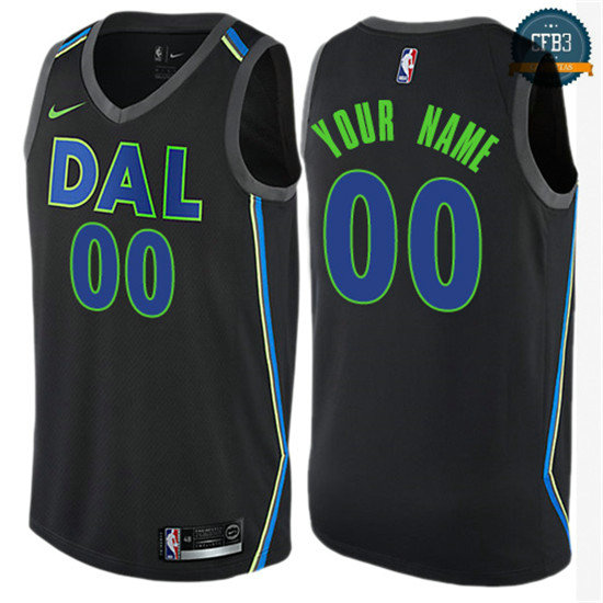 cfb3 camisetas Custom, Mavericks Dallas - City Edition